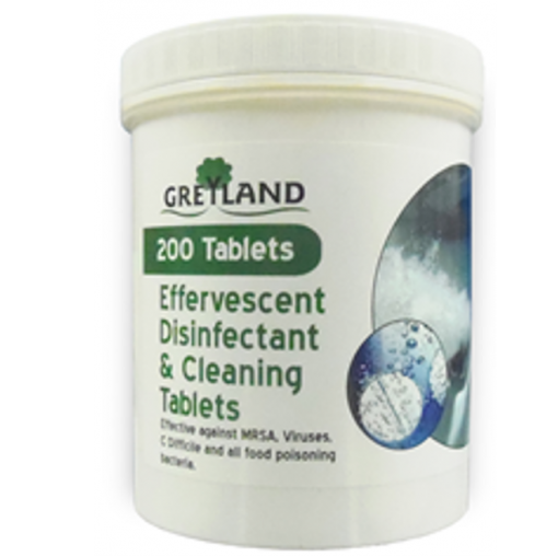 Effervescent Disinfectant & Cleaning Tablets