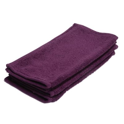 plum towel