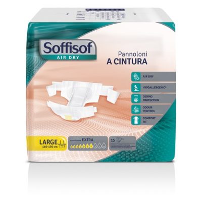 soffisof air dry belted pad extra large