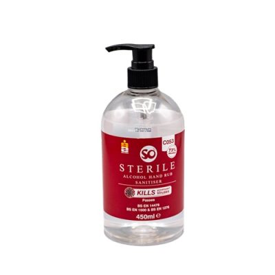 Trust-S Alcohol Hand Sanitiser (6x450ml Pump Bottles)