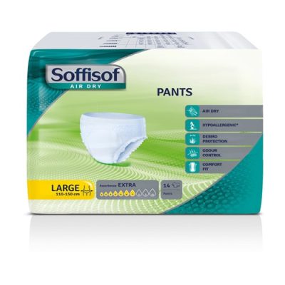 soffisof air dry pull on pants large