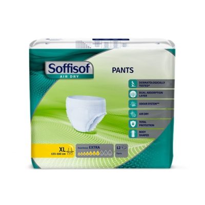 soffisof air dry pull on pants XL