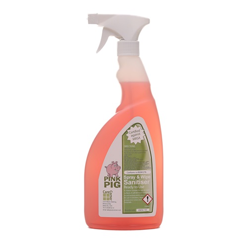 Pink Pig Spray & Wipe Sanitiser (Case 6x750ml)