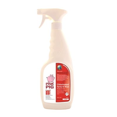 Pink Pig Chlorinated Spray & Wipe (Case 6x750ml)