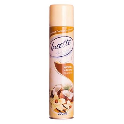 Insette Air Freshener - Vanilla and Coconut (Case12x300mls)